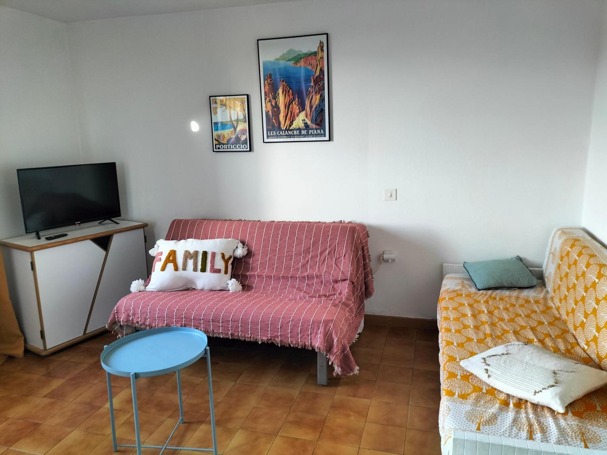 T2 Vue Mer A Porticcio, Proche Aeroport Ajaccio 波尔蒂乔 外观 照片